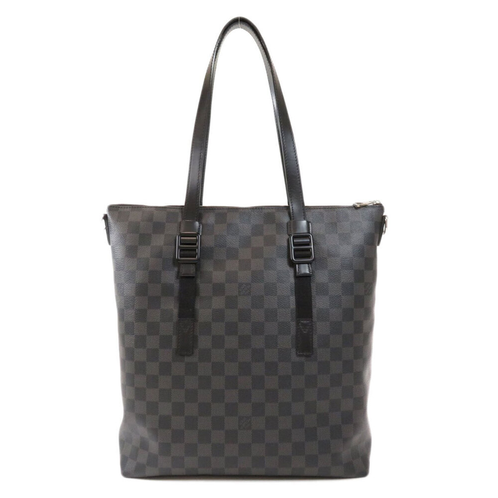 Louis Vuitton Canvas Tote Bag Damier Skyline Brown